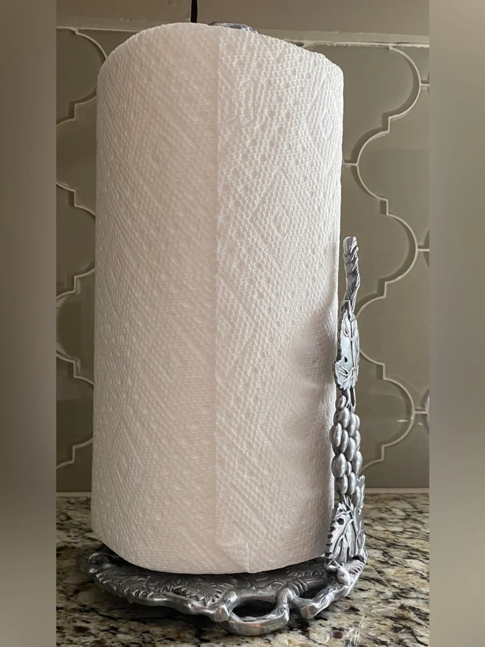 Arthur Court Grape Paper Towel Holder